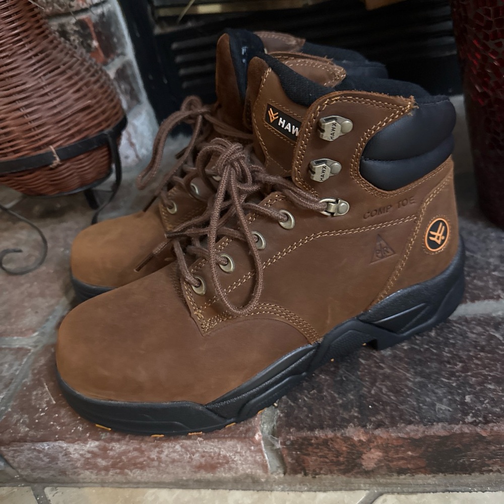 Hawx Men's 6" Enforcer Work Boot Composite Toe Men’s Sz 11D